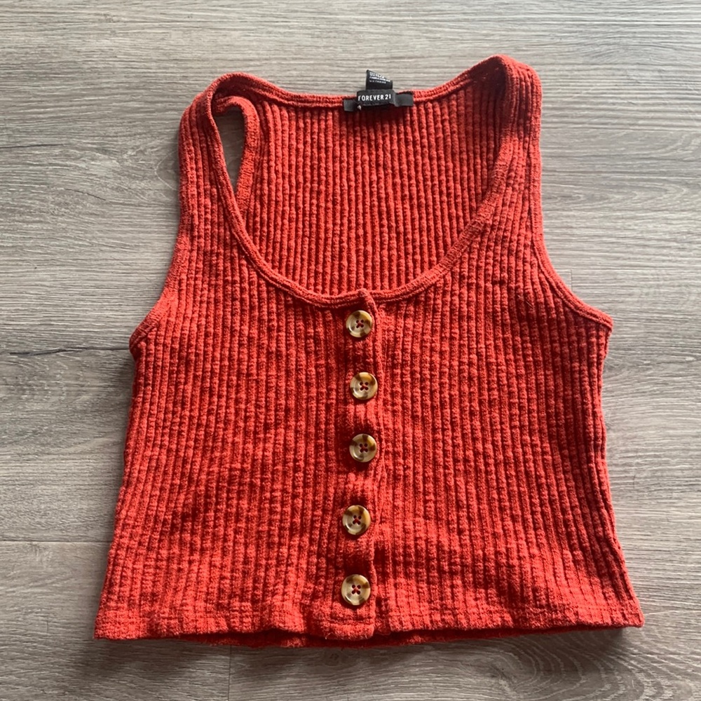 Knitted crop top